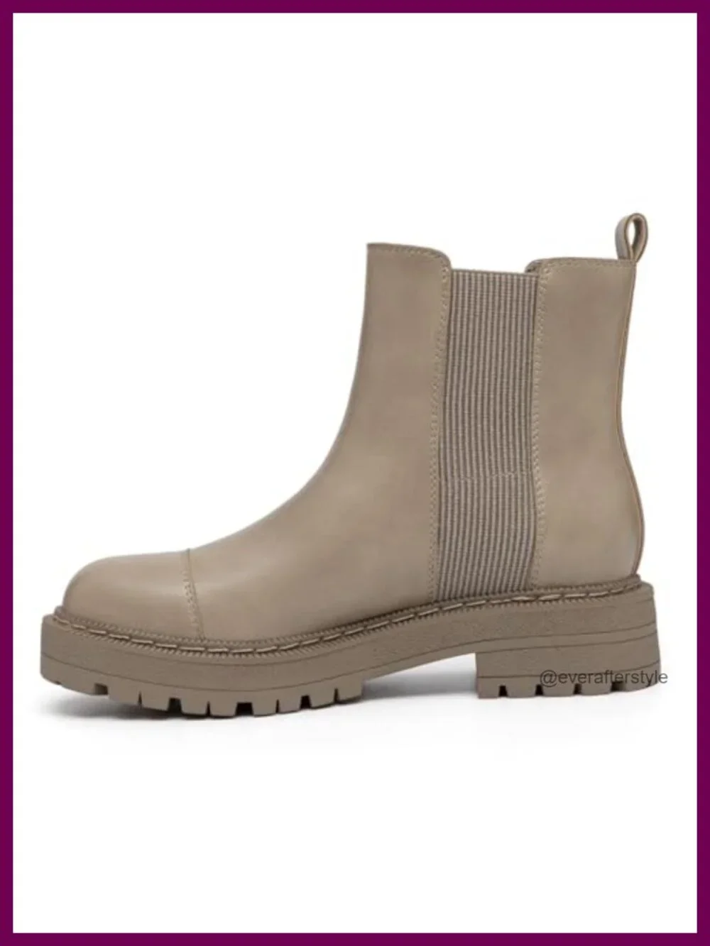 Women's Chunky Heel Slip On Chelsea Ankle Booties